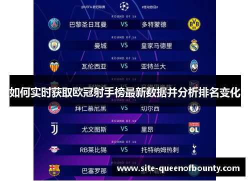 如何实时获取欧冠射手榜最新数据并分析排名变化